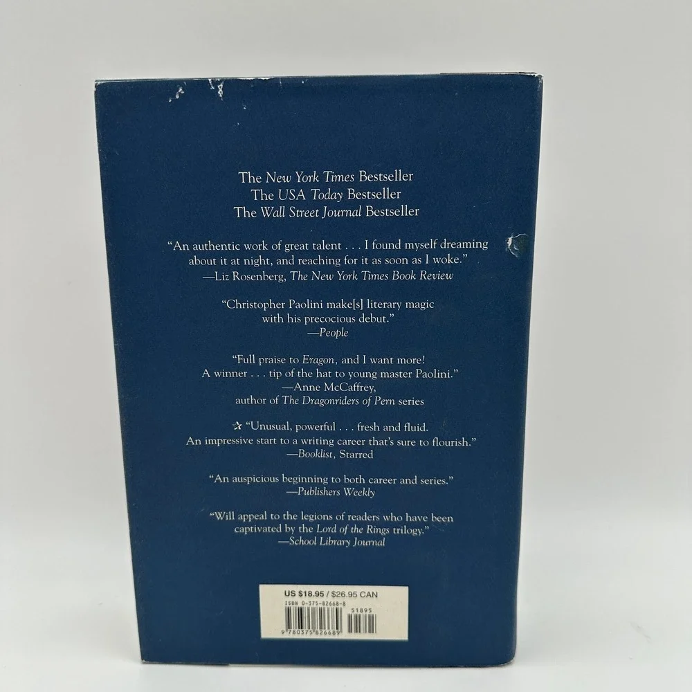 Eragon Christopher Paolini Deluxe Edition Hardcover w/Jacket‎ Inheritance Bk 1